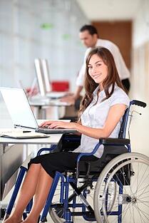 girl in wheelchair