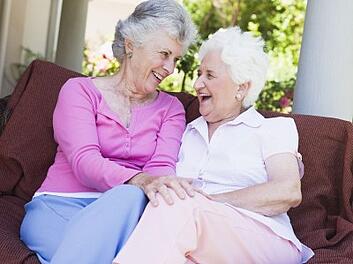 two senior women